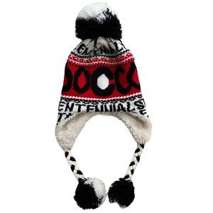 Ruth Robin Colorado Centennial State Spell-out Toboggan Earflap Pom Beanie Hat